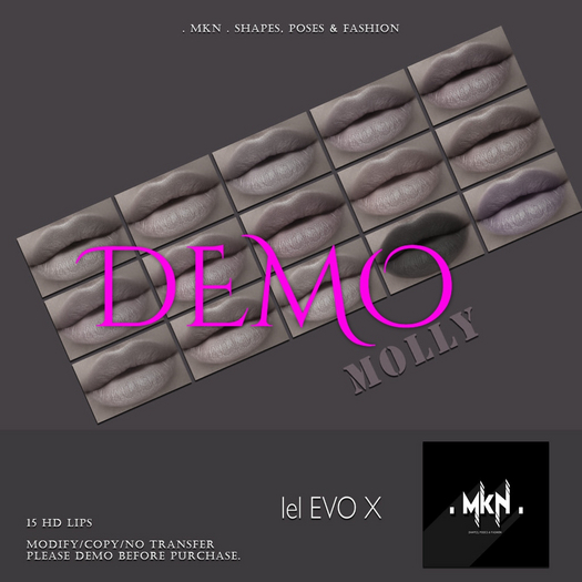 DEMO . MKN . Molly HD Lips
