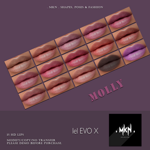. MKN . Molly HD Lips 