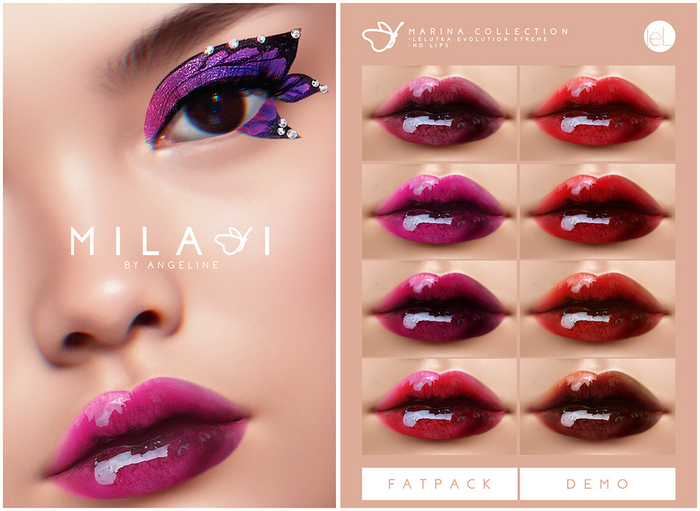 MILANI Cosmetics "Marina" Lips (FATPACK)
