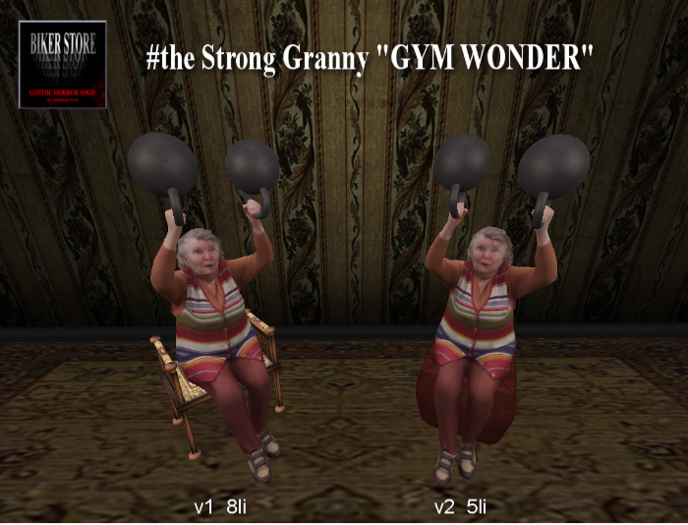 #the Strong Granny "GYM WONDER"