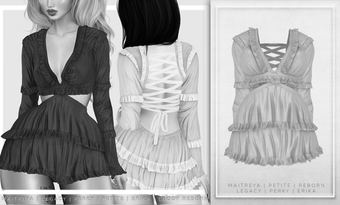 [Aleutia] Kris Ruffle Dress -  Demo