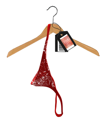 ANNA-Ella Bikini pants-Red Lace
