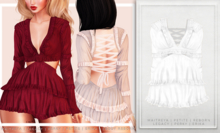 [Aleutia] Kris Ruffle Dress -  White