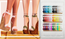 [Aleutia] Kris Ruffle Heels -  FATPACK