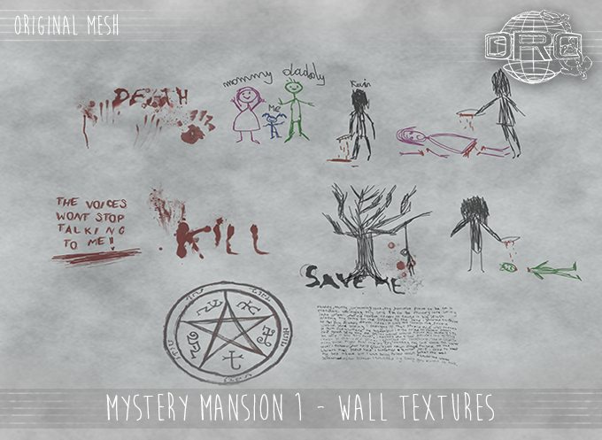 -DRD- Mystery Mansion 1 - Wall Textures