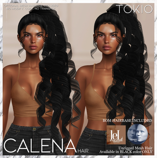 TOKIO Hair - CALENA Alpha Hair - Black