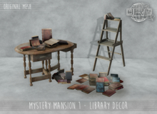 -DRD- Mystery Mansion 1 - Library Decor