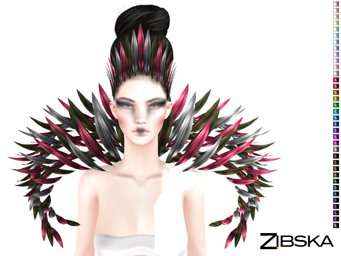 Zibska ~ Lirain color change headpiece and collar