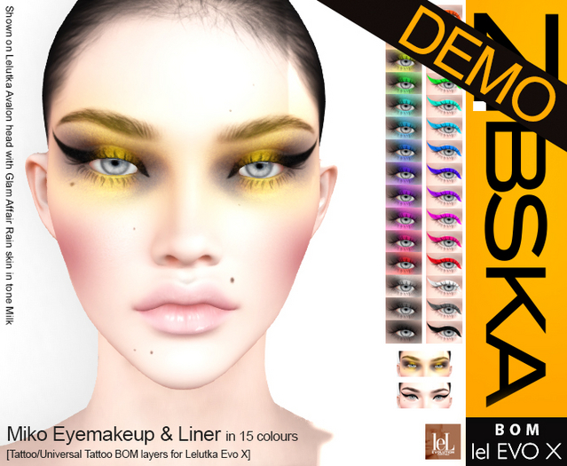 Zibska Evo X ~ Miko Eyemakeup & Liner Demos