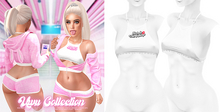 Spoiled - UwU Mini Crop Top White *Updated* for LaraX,Waifus,Mounds,Teacups & More