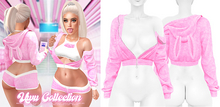 Spoiled - UwU Off Shoulder Bunny Hoodie Bubble Gum *Updated* for LaraX,Juicy Rolls,Waifus,Mounds,Teacups & More