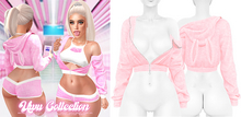 Spoiled - UwU Off Shoulder Bunny Hoodie Peach *Updated* for LaraX,Juicy Rolls,Waifus,Mounds,Teacups & More