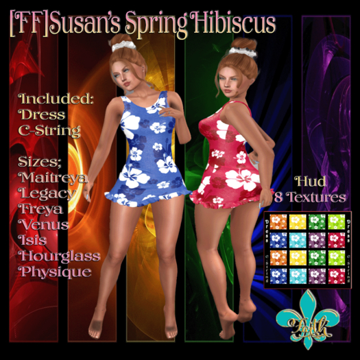 [FF]Susan's Spring Hibiscus Fatpack - Delivery HUD  ADD/OPEN