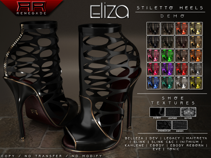[Renegade] Eliza Stiletto Heels - Demo