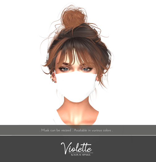 VIOLETTE - Medical Mask - White