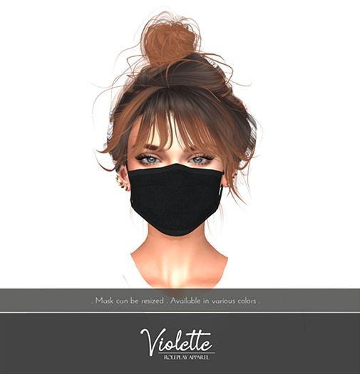 VIOLETTE - Medical Mask - Black