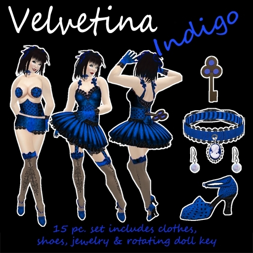 ~:evldva:~ Velvetina - Indigo