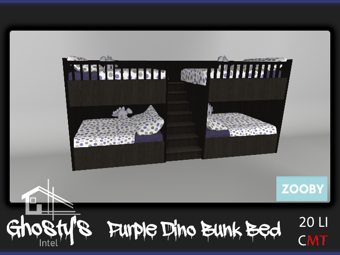 Ghosty's Bunk Bed Purple