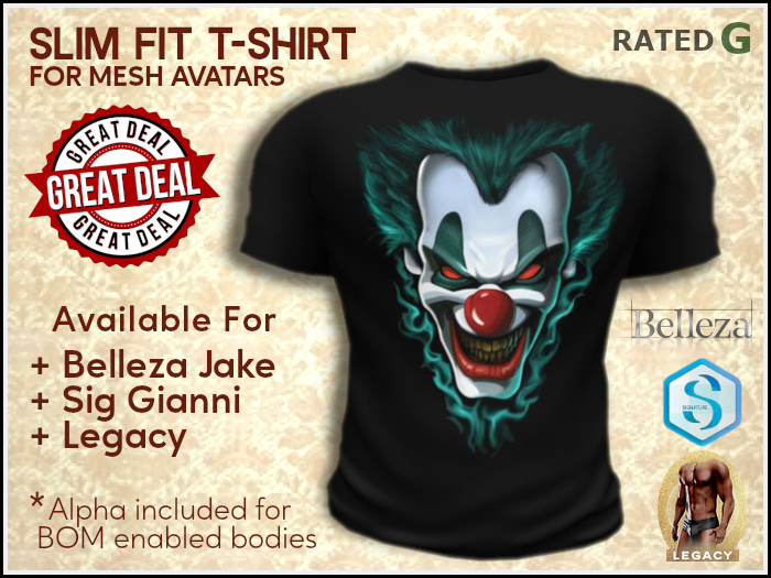 Evil Clown T Shirt