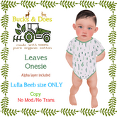 [Bucks & Does] - Leaves 1 Onesie Lullabeebs 