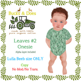 [Bucks & Does] - Leaves 2 Onesie Lullabeebs 