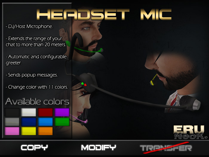 Scripted Headset Mic