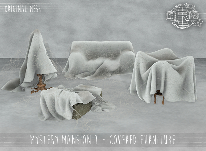 -DRD- Mystery Mansion 1 - Covered Furniture