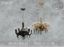 -DRD- Mystery Mansion 1 - Chandelier Set One