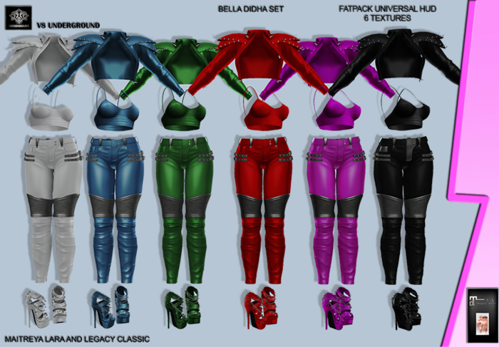 **DEMO**BELLA DIDHA ROCK STAR STYLE COMPLET OUTFIT** (WEAR)