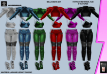 **BELLA DIDHA FATPACK 6 TEXTURES UNIVERSAL HUD ROCK STAR STYLE*