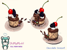 OhMyMesh! Chocolate Dessert - Full Perm Mesh