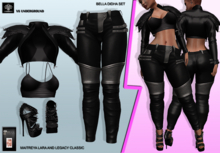 **BELLA DIDHA BLACK ROCK STAR STYLE COMPLET OUTFIT** (WEAR)