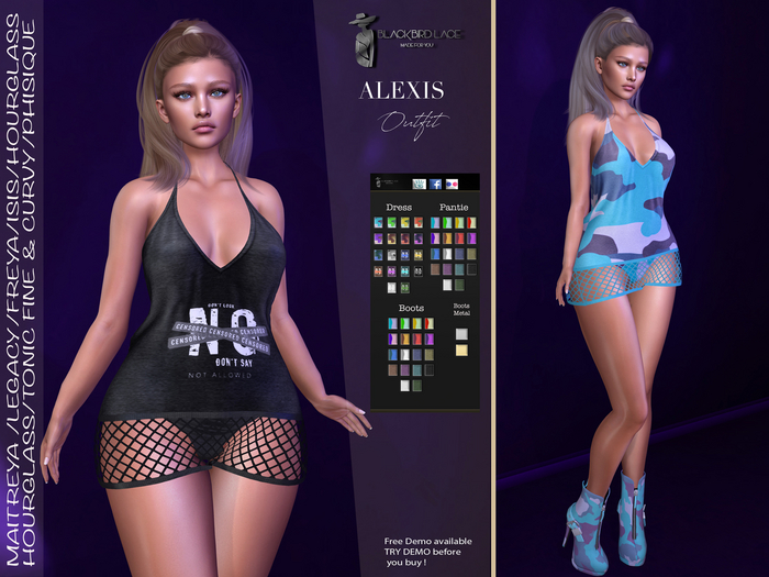Alexis Outfit By Blackbird Lace
