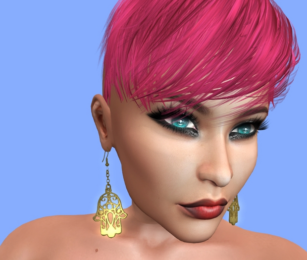 Gold Hand Earrings
