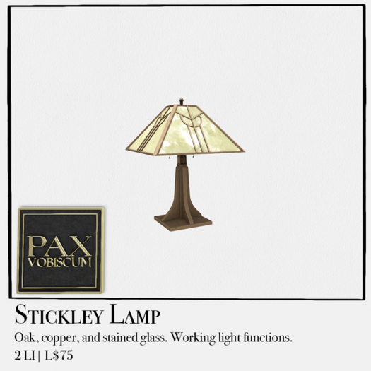 Pax Stickley Lamp