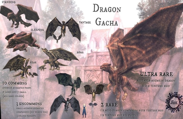 Mr N & Jinx : Dragon Gacha Rideable ULTRA RARE