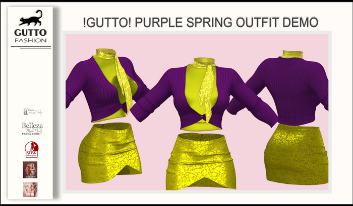 !GUTTO! PURPLE SPRING OUTFIT DEMO