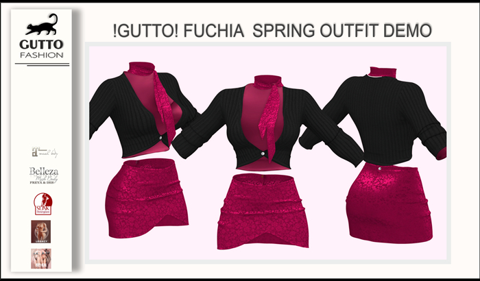 !GUTTO! FUCHIA SPRING OUTFIT DEMO