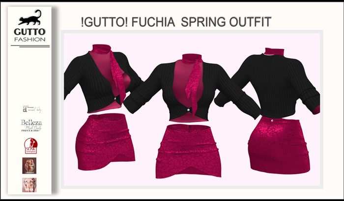 !GUTTO! FUCHIA SPRING OUTFIT