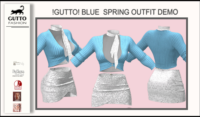 !GUTTO! BLUE SPRING OUTFIT DEMO