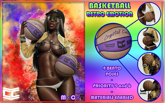 .:Crystal Cube:. Basketball Retro Emotion
