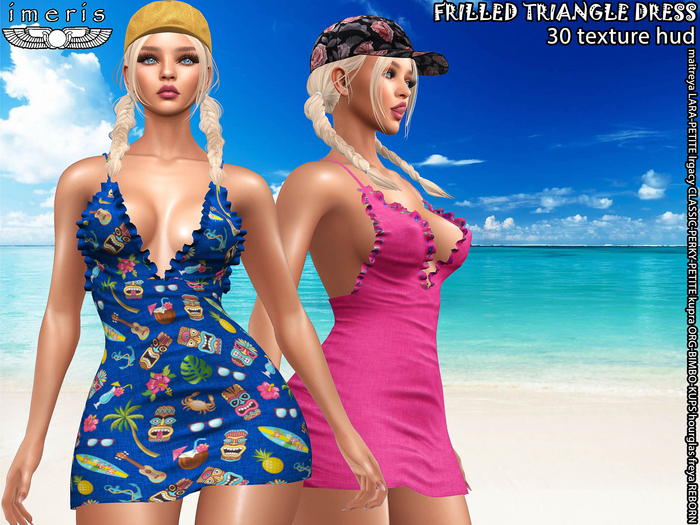 DEMO FRILLED TRIANGLE DRESS