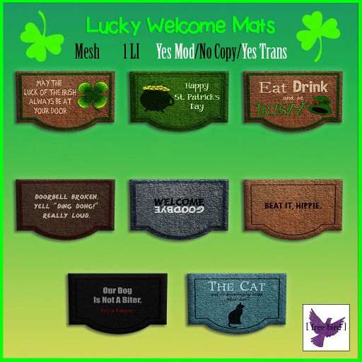 Second Life Marketplace [ free bird ] Mat Beat it, Hippie