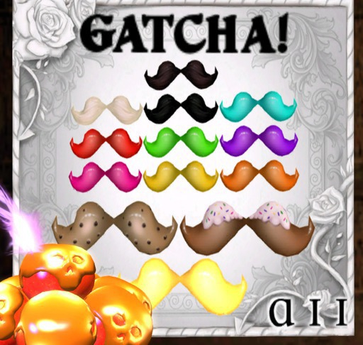 + Mustache Cupcake + RARE