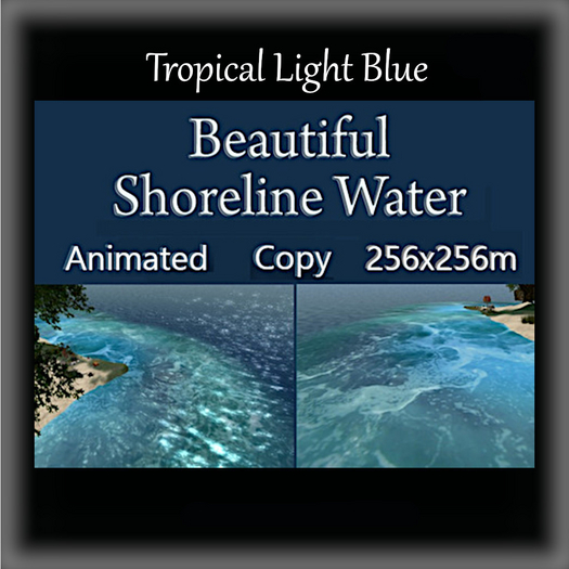 Shoreline Tropical Light Blue Water Large 256x256m copy/mod