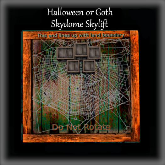 Halloween or Goth Skydome Skylift 30x30 & 50x50