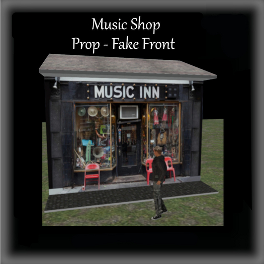 Music Shop - Prop - Fake Front