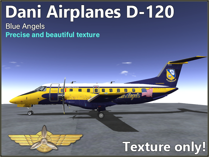 Paint D-120 (Blue Angels)