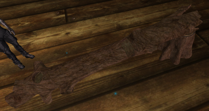 Full Perm mesh Felled Tree bare