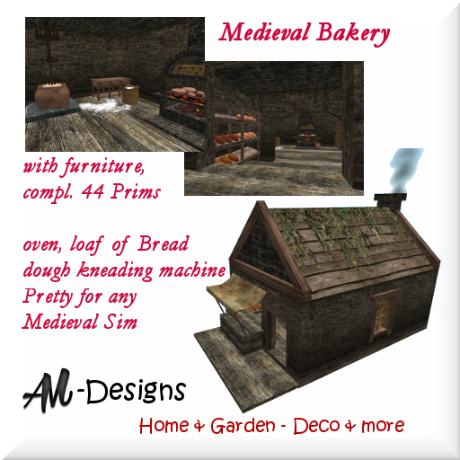 Medieval Bakery - 44 Prims